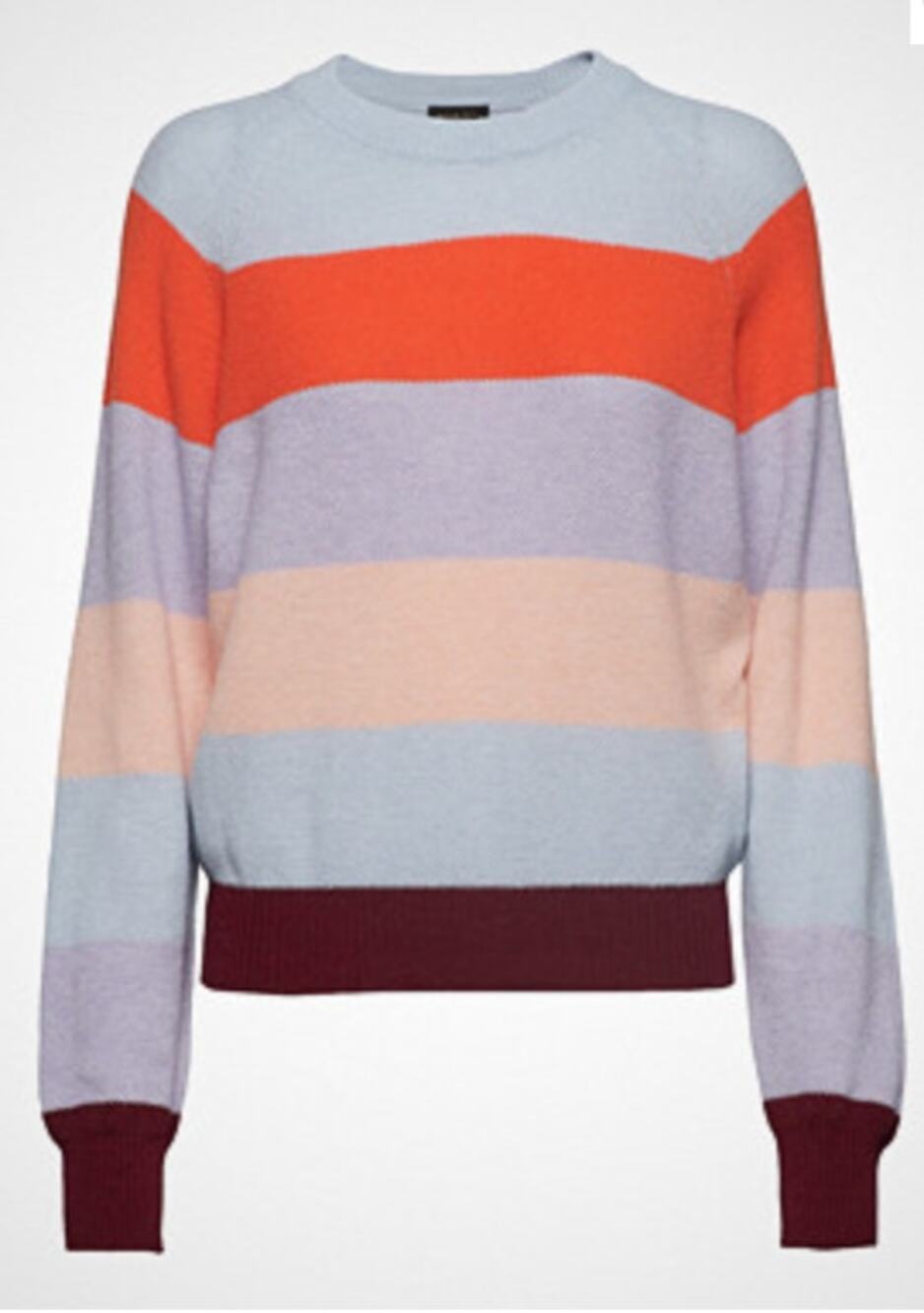 Stine Goya Magdalena Sweater Striped Wool Blend Womens Medium